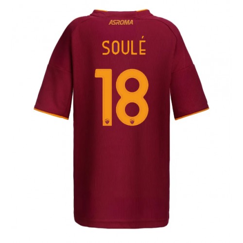AS Roma Matias Soule #18 Replika Hjemmebanetrøje Dame 2025-26 Kortærmet AS Roma Matias Soule #18 Replika Hjemmebanetrøje Dame 2025-26 Kortærmet